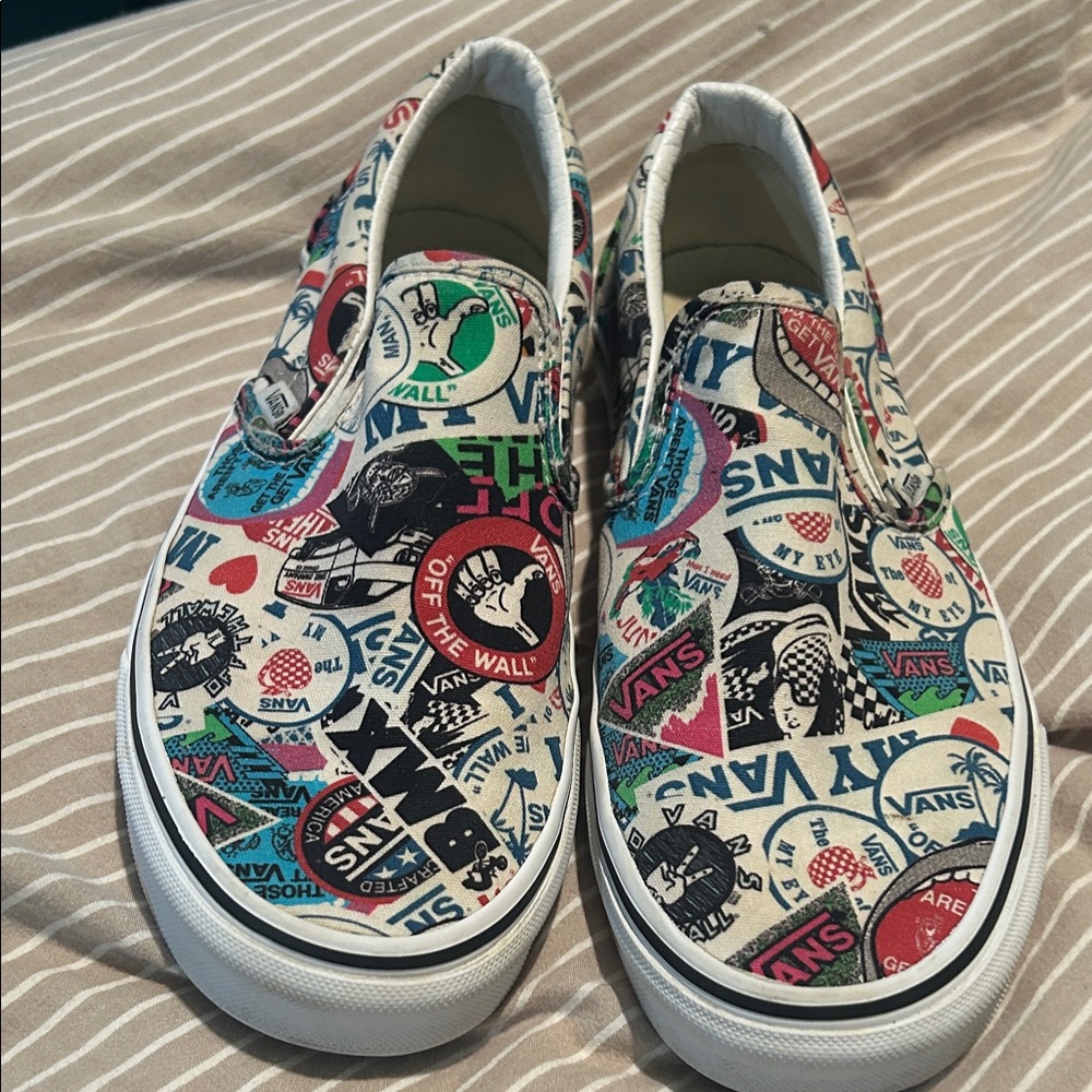 Vans Sticker Mash Up Slip-On Sneakers